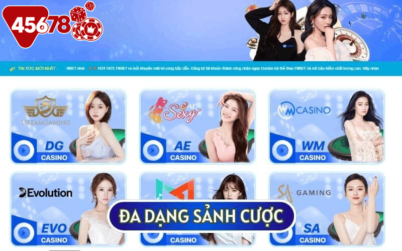 LÝ DO KHIẾN SẢNH LIVE 45678 LUÔN THU HÚT SỐ ĐÔNG BET THỦ